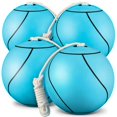 thumbnail image 1 of Juego de 4 bolas Sappy Tetherball, 21 cm, caucho azul cielo, 1 of 7