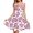 Purple Pink Hearts, variant on Renewold Summer Tank Dress with Pockets Valentine's Day Gifts Red Bow Heart Round Neck Knee Length Swing Twirl Clothes Size M Fashion Beach Sundress for Women