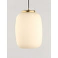 thumbnail image 2 of ET2 Lighting E25064-92BKGLD 10.75 in. Soji LED 2-Light Pendant - Black & Gold, 2 of 5