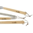 thumbnail image 2 of Charbroil 3-Piece Hardwood Grilling Tool Set, Stainless Steel - Fork, Spatula, & Tongs, 2 of 5