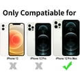 thumbnail image 2 of Phone Case Compatible for iPhone 12 Pro Max 6.7 Inch, Slim Fit Cases Soft TPU Bumper Protective Cover, Black, 2 of 10