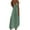 Green, variant on LYXSSBYX Summer Dresses for Women 2024 Women Casual Holiday Style Hollow Out Long Dress Solid Color Loose Sleeveless V-Neck Camisole Dress