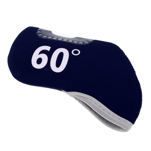 Accesorios es de la cubierta del protector de la cabeza de la cubierta 60 grados azul marino Sunnimix Cubierta de la cabeza del hierro del golf