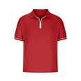 thumbnail image 4 of Chemises à Manches Courtes pour Hommes Décontractées Unies Col Rabattu Chandail Patchwork Fermeture Éclair Blouse à Manches Courtes Chemises pour Hommes Manches Courtes Chemises à Manches Courtes pour Hommes Chemises pour Hommes Manches Courtes, 4 of 10