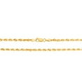thumbnail image 5 of Floreo 10k Yellow Gold 3mm Solid Rope Chain Diamond Cut Necklace, 5 of 5