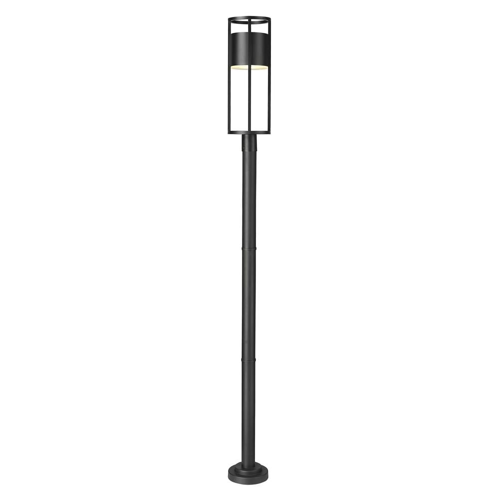 11W 1 Led Outdoor Post Mount Light In Modern Style-101.51 Inches Tall And 9.25 Inches Wide Z-Lite 517Phb-567P-Bk-Led