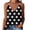 Black, variant on JINMGG Women's Summer Casual Sleeveless Blouse V Neck Tops T-Shirt Vest for Women Black M