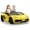 Yellow, variant on TOBBI 24V 2-Seater Kids Ride On Car Lamborghini with PU Leather Seats, Battery Powered Electric Drift Sports Car High Speed 13km/h