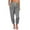 Grey, variant on OSOLU Solid Color Summer Fall New Women Cozy Loose Pocket High Waist Ankle Length Leggings For Women Everyday Comfort Versatile Bottoms