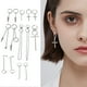 thumbnail image 1 of Fiudx Ofertas Flash Del Día Diseño Personalizado De Moda Alrededor Del Tipo Aurícula, Pendientes De Alambre Con Clip Para oreja, Regalo, 1 of 6
