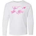 thumbnail image 3 of Inktastic Be Mine Valentine's Day Arrow and Heart in Pink Long Sleeve Youth T-Shirt, 3 of 5