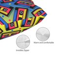 thumbnail image 3 of KLL Vintage Audio Cassettes Pillow Covers Envelope Closure,Super Soft and Cozy Fuzzy Fleece Pillow Case Cover 16"x24", 3 of 5