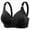 Black, variant on Busydd Bras for Women No Underwire Comfortable High Support Push Up Bra Breathable Everyday Womens Underwear XL