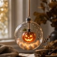 thumbnail image 4 of Halloween Tree Decorations,Hanging Glowing Bauble | Halloween Wonders Collection Ornament Lighted Sphere,Mini Transparent Ball Holiday Gifts, 4 of 6