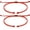 Kabbalah red string bracelet, variant on 2 count Red String Bracelet, Matching Bracelets for
