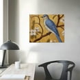 thumbnail image 3 of COMIO  - Gallery Wrapped Canvas Wall Art  Birds on Tree Branch with Blooms Painting Print on Canvas Animal Canvas Art Bird Flower Wall Pictures for Home Bedroom Decor, 3 of 4