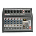 thumbnail image 1 of Sound Card Mixing Console 48V 16 Digital USB Record Function Mixer 6-channels ,Easy to Operate, 1 of 6
