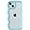 Blue, variant on Cute Curly Wave Frame Shape Shockproof Soft Compatible with iPhone Case (White,iPhone 14 Pro)