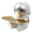 thumbnail image 2 of Walbest Spaceman Key Holder Resin Astronaut Statue Piggy Bank Space-Themed Snack Holder Storage Tray for Office Bedroom Decor, 2 of 7