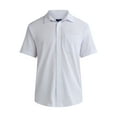 thumbnail image 5 of George Men's & Big Men's Cotton Knit Button Up Shirt with Short Sleeves, Sizes S-3XL, 5 of 5