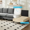 thumbnail image 3 of BALUS 114" Linen U Shaped Sectional Sofa,Oversize Modular Couch and Sofa for Living Room, 4-Seat Sectioanl Sofa with Chaise, Light Grey, 3 of 7