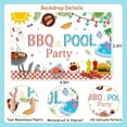 thumbnail image 5 of BBQ and Pool Party Backdrop, Summer Swimming Pool Decorations, BBQ Pool Background Decor, BBQ Themed Birthday Party Supplies, 5 of 6