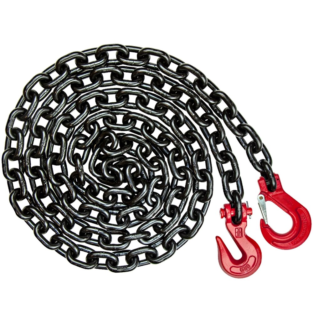 VULCAN Binder/Safety Chain Tie Down with Grab Hooks and Sling Hooks