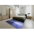 thumbnail image 5 of Ahgly Company Machine Washable Indoor Rectangle Transitional Sky Blue Area Rugs, 3' x 5', 5 of 7