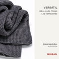 thumbnail image 3 of Manta Graphito 100% Algodón - Cobija Confortable y Elegante - 120x180 cm - Frazada Versátil en Gris Oscuro Para las 4 Estaciones - Decoracion Hogar, 3 of 6