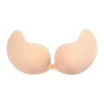 thumbnail image 1 of Sujetador push up de silicona cómodo y sin espalda para vestidos sin espalda Beige, 1 of 9