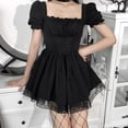 thumbnail image 2 of Vestido gótico Lolita Vestido gótico de princesa con mangas abullonadas para Negro Hugo  Vestido de princesa lolita, 2 of 5