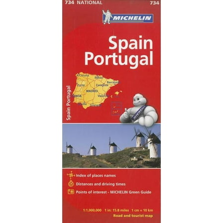 Maps/Country (Michelin) Michelin Spain & Portugal, (Paperback)