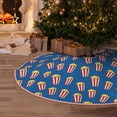 thumbnail image 5 of Rateoe Cute Popcorn Pattern Christmas Tree Skirt with Ties , Christmas Tree Decorations, Farmhouse Christmas Decor Xmas Holiday Decorations-36", 5 of 6
