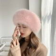 thumbnail image 4 of Xinyolin More Thicken Ultra-soft Women Hat Plush Beautiful Fine Knitted Girls Beret for Winter, 4 of 8