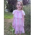 thumbnail image 5 of Arshiner Girls Tulle Dress Toddler Layered Tutu Dresses Rainbow Sequin Summer Party Birthday Wedding Cake Dress Photo Shoot, 5 of 6