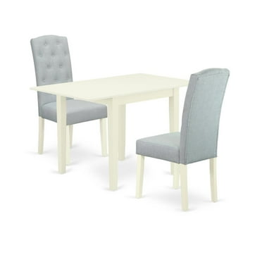Dining Room Set Linen White, NDCE3-LWH-15