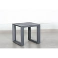 thumbnail image 2 of Paris Outdoor Aluminum Frame Grey End Table, 2 of 3