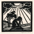 thumbnail image 3 of Henri Jonas 20x20 Black Modern Framed Museum Art Print Titled - Knelted Figure in a Landscape with Trees (1888), 3 of 5