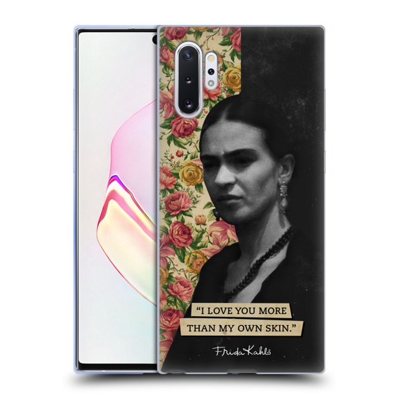 Head Case Designs Officially Licensed Frida Kahlo Portraits And Quotes I Love You Soft Gel Case Compatible with Samsung Galaxy Note10+