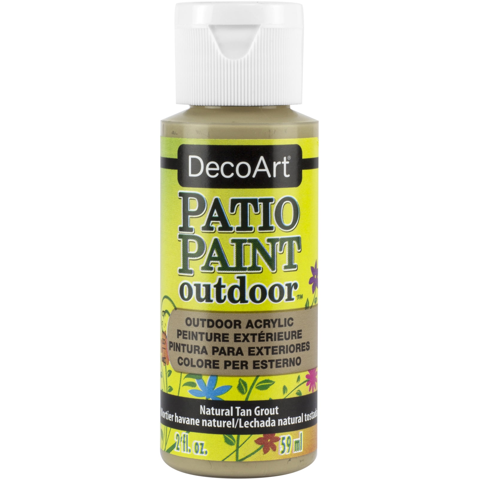 DecoArt Patio Paint, 2 oz., Natural Tan Grout