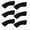 Black, variant on Stcellnmex Adhesive Heel Cushion Pads Beige Heel Grips Liner Inserts Ankle Protector for Loose Shoes 6 Pairs