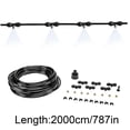 thumbnail image 5 of Outdoor Misting Cooling System, 4-Nozzle Patio Fogging Spray Kit,Fine Mist Hose for Trampoline, Garden, and Backyard Summer Cooling,65.6ft, 5 of 8