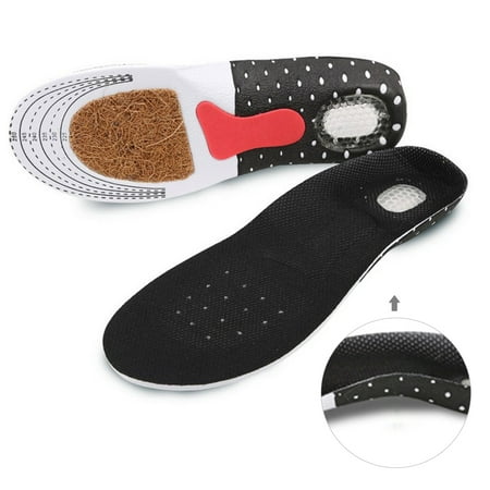 Orthotic Arch Support Sport Shoe Pad Basketball Soccer Running Insoles Insert Cushion for Men