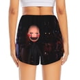 thumbnail image 2 of Lsque Five Nights At Freddy'S Printed Women's Running Shorts with Liner Pockets,Elastic Quick Dry Workout Athletic Gym Yoga Shorts,Womens High Waist Shorts-Small, 2 of 9