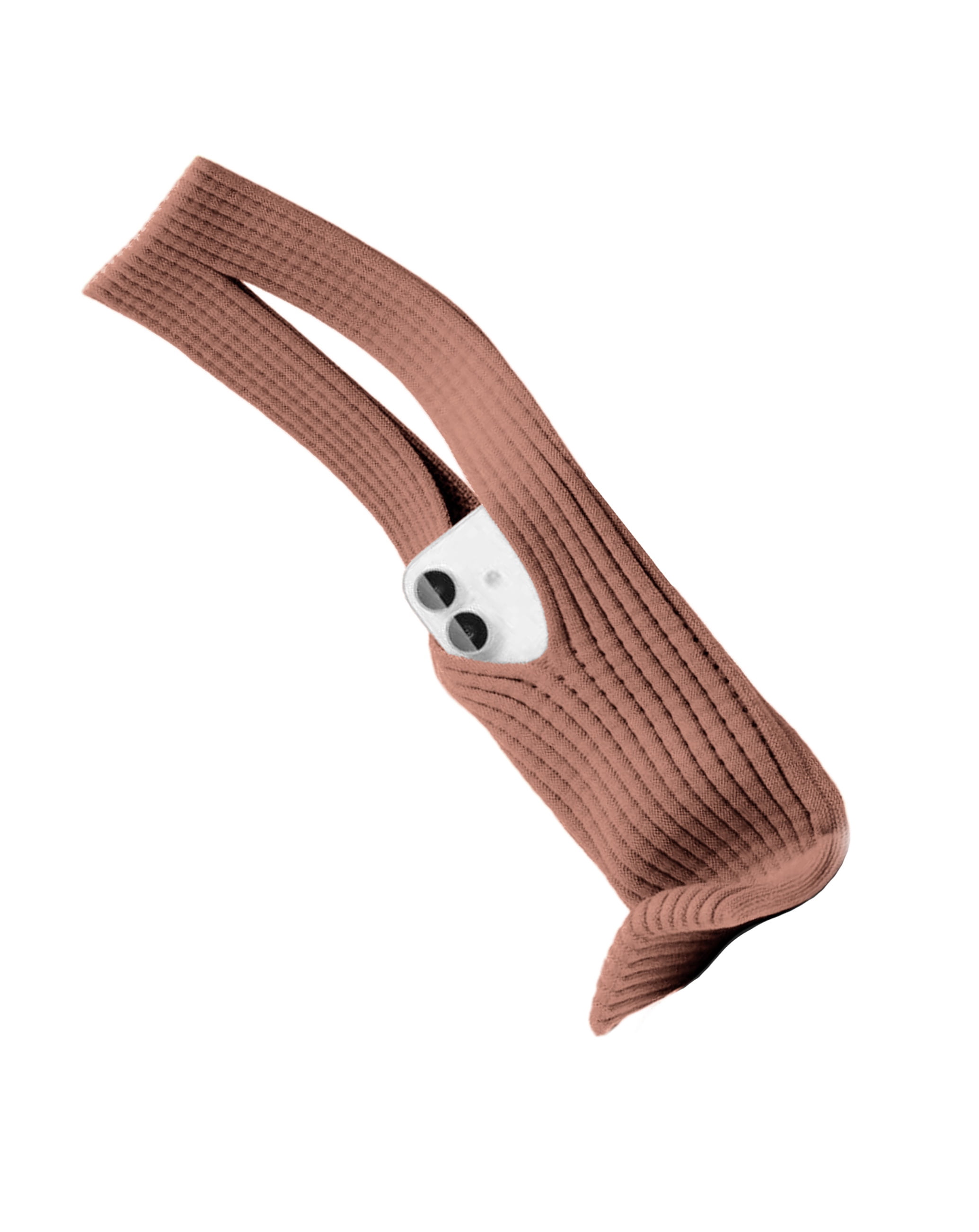 Short SleekStretch Smartphone Sleeve - Cinnamon