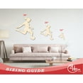 thumbnail image 3 of Unfinished Wood Soccer Player Silhouette | DIY Sports Craft Cutout | up to 46" DIY 6" / 1/8", 3 of 3