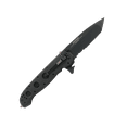 thumbnail image 2 of CRKT M16-14ZLEK Folding Knife with Liner Lock: AUS 8 Triple Point Serrations Blade, Glass-Reinforced Nylon Handle, Reversible Pocket Clip, M16-14ZLEK, 2 of 8