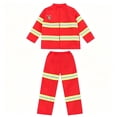 thumbnail image 3 of Children's Firefighter Costume Sets, Firefighter Role-Play Outfits for Boys and Girls, Halloween Party Costumes, 3 of 9