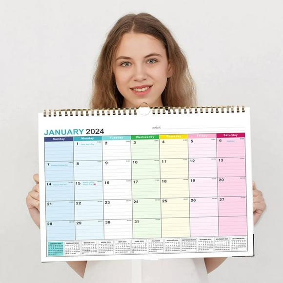CNKOO Desk Calendar 2024-2025 Large 17” x 17” - 18 Month Zodiac Desk Wall Calendar Jan 2024 - Jun 2025 Monthly Large Big Office Home Calendar Desktop Planning Desk Calendar 2024