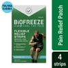 Biofreeze (3 PACK) Pain Relief Flexible Strips Pre-Cut, 4Ct each ( 3 pack= 12 ct TOTAL)*EN